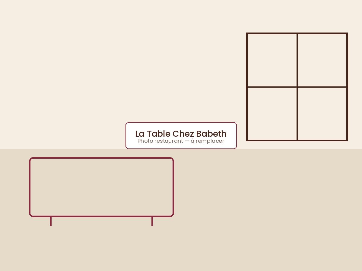 La Table Chez Babeth